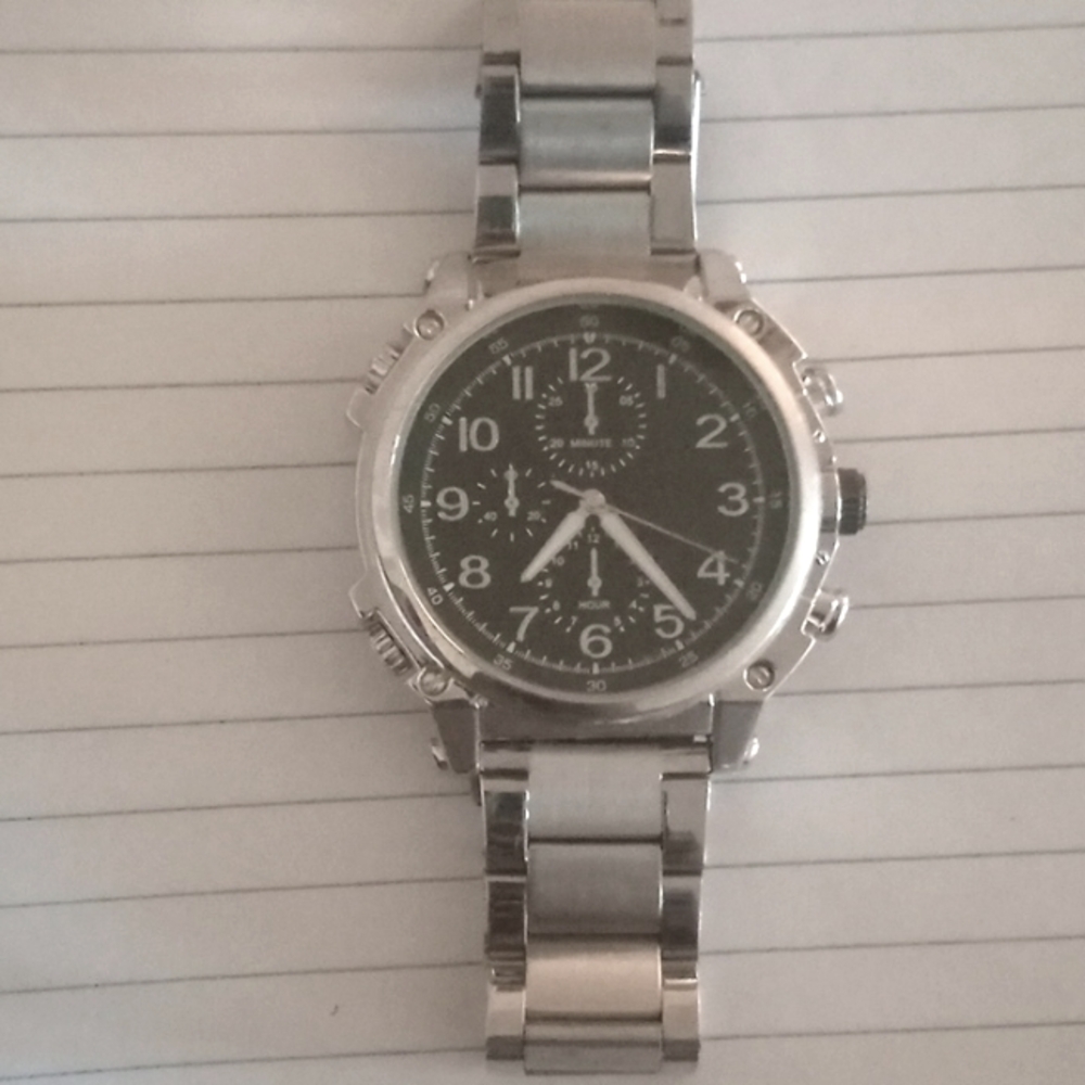Casual Stainless Steel Watch